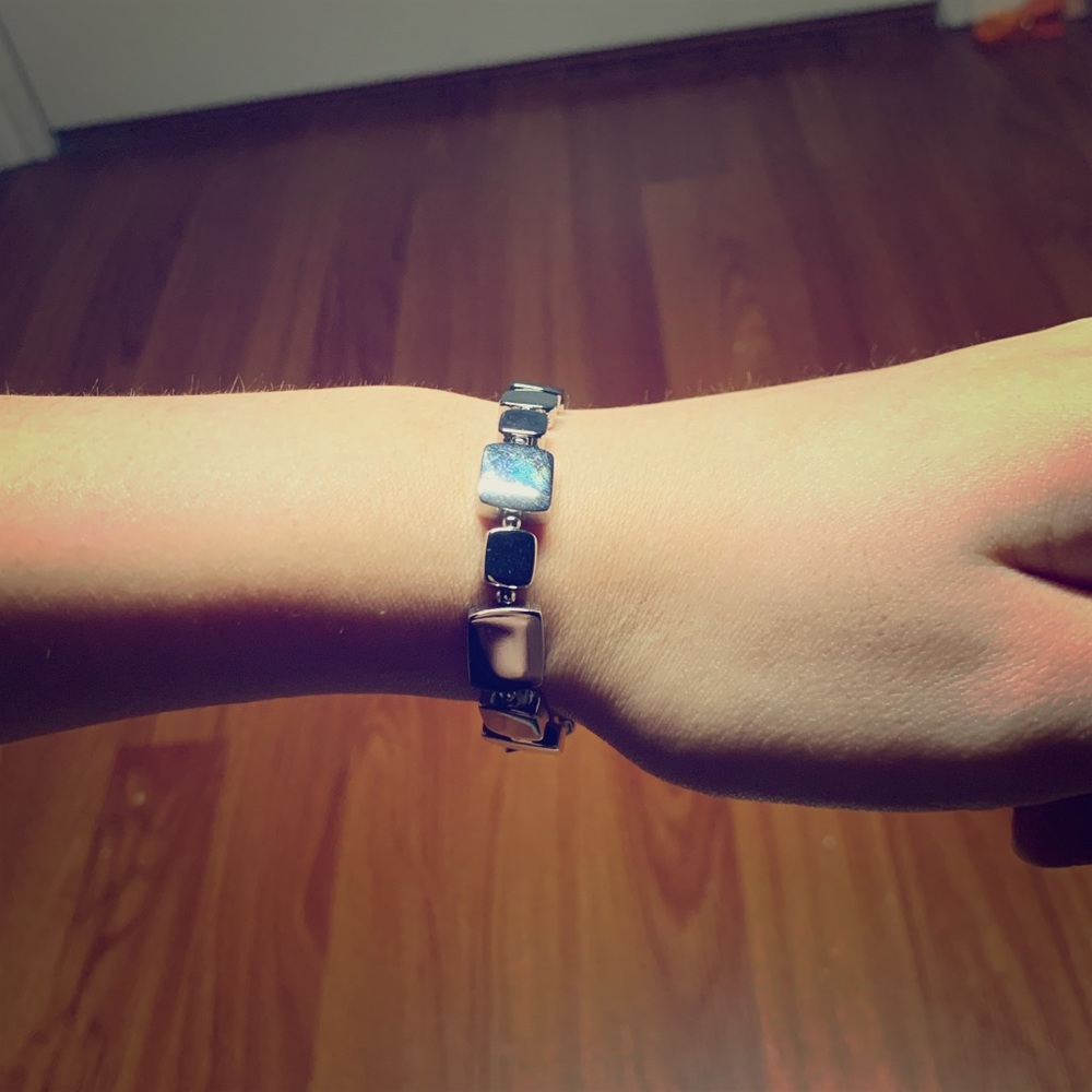 WHBM stackable Silver bracelet